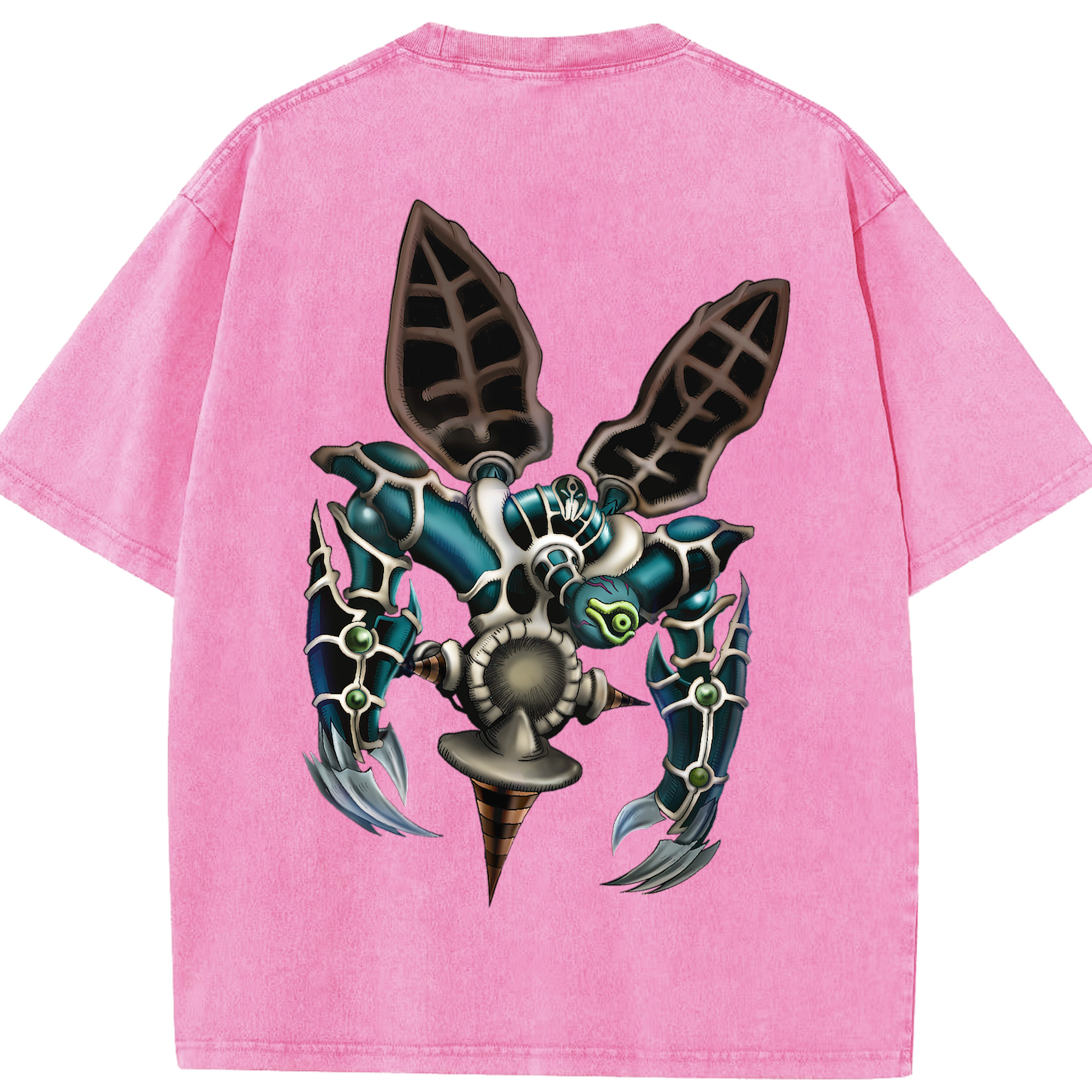 （画像用） 遊☆戯☆王 Yu-Gi-Oh! 綿100% ヴィンテージ風 半袖Tシャツ（背面プリント）